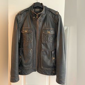 Daniel Leather mens jacket size medium